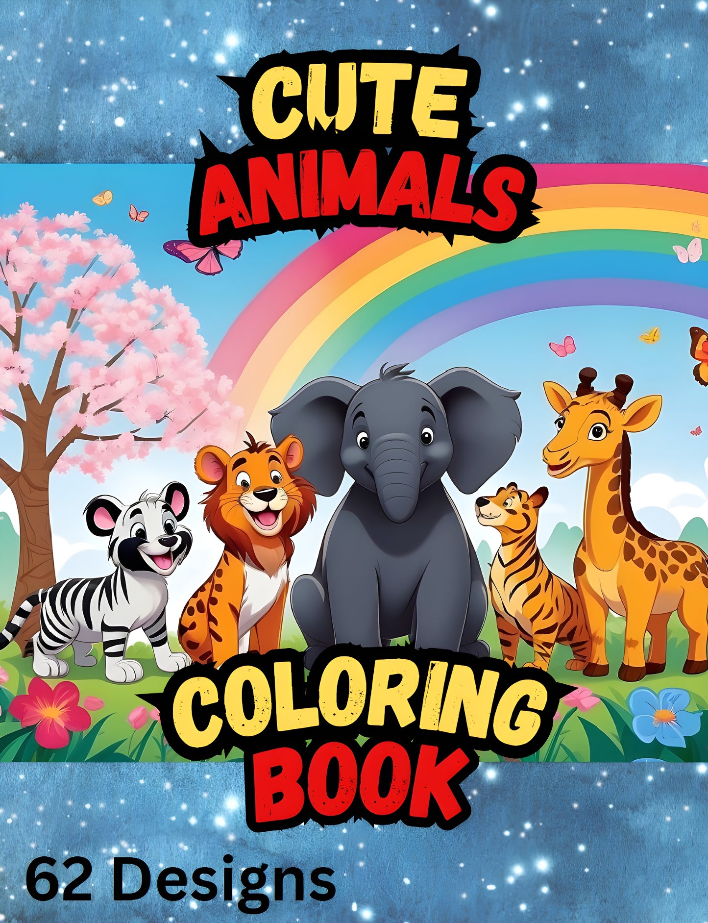 Cute Animals Coloring Book