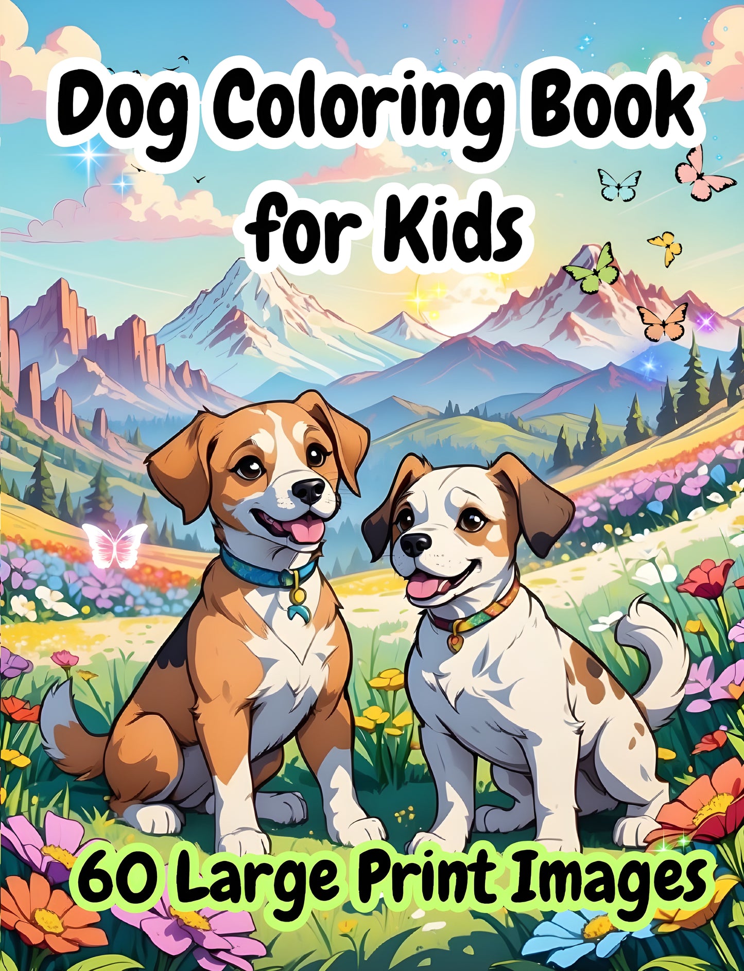 Dog Coloring Book for Kids