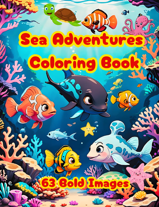 Sea Adventures Coloring Book